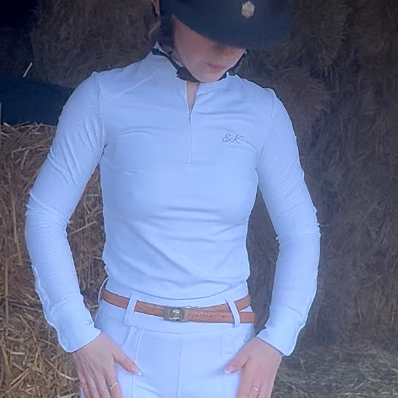 Aria White Competition Show Shirt