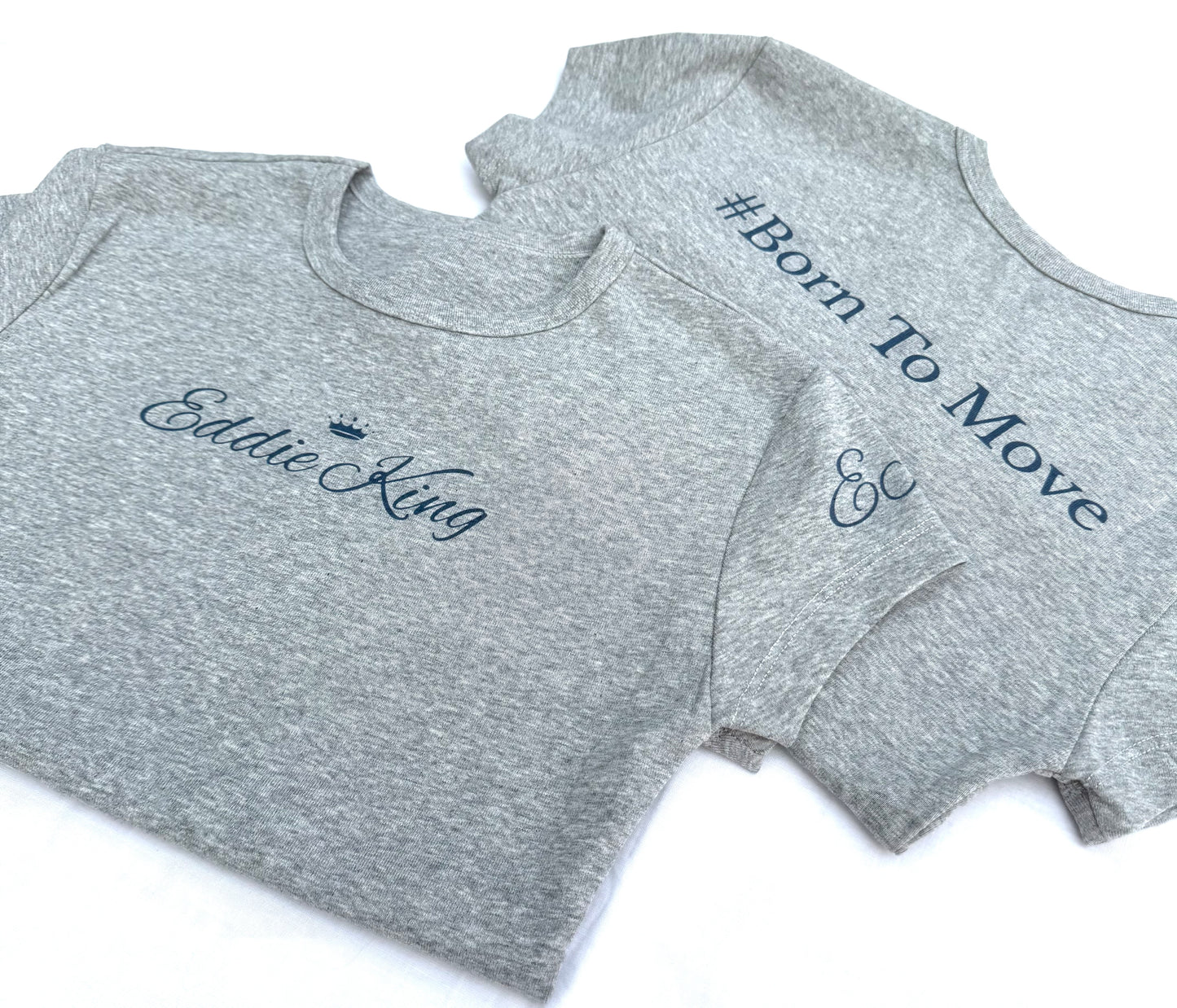 Eddie King Tiny Tee  - Marl Grey