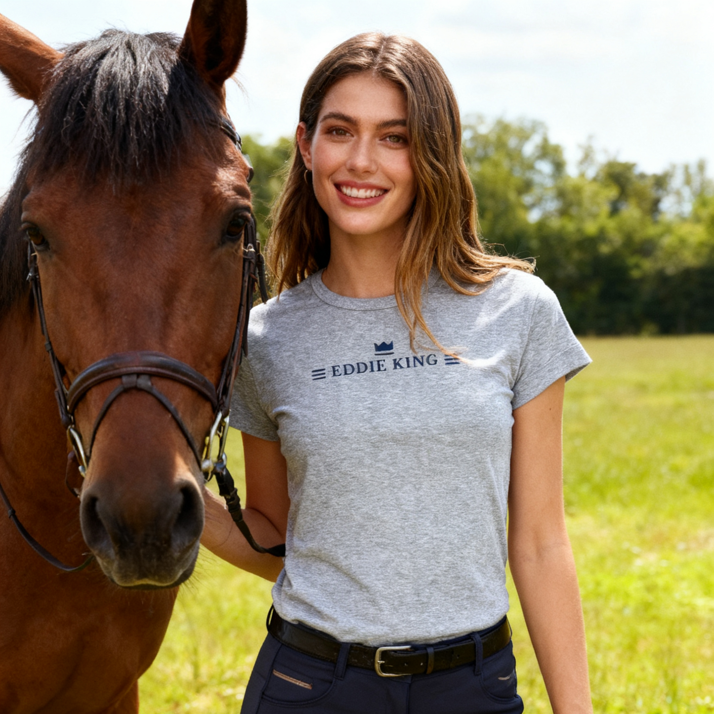Eddie King Tiny Tee  - Marl Grey