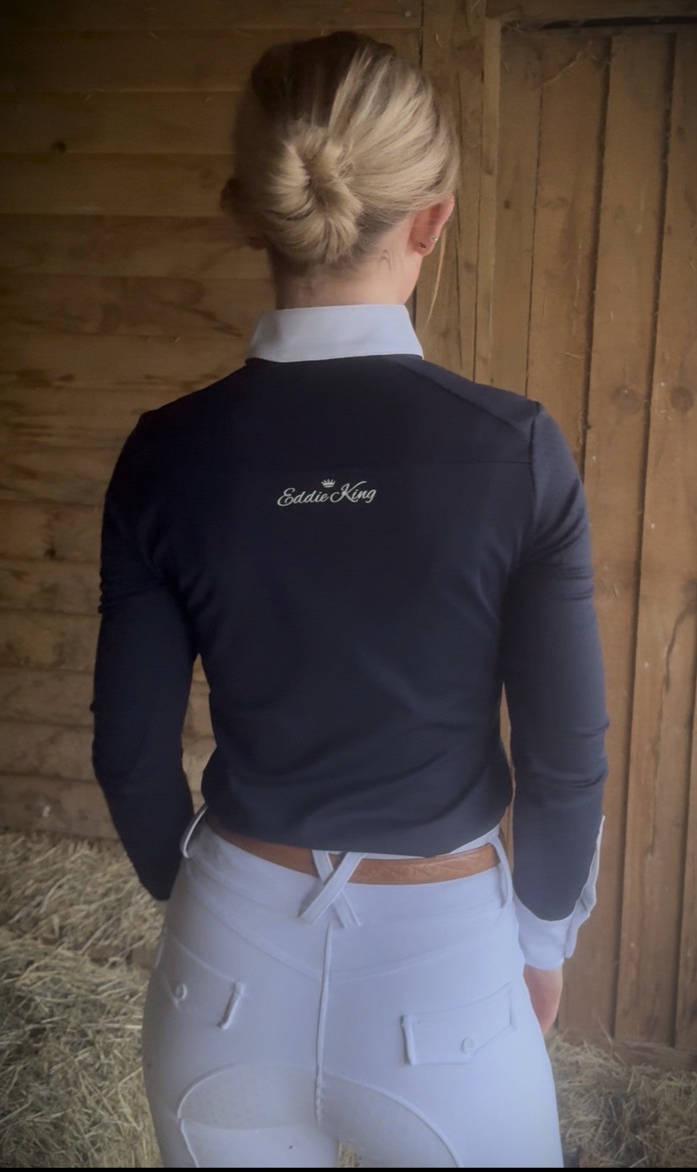 Aria Navy Competition Show Shirt